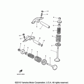 Схема вузла: Клапан Yamaha TTR230 TT-R230