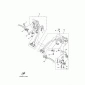 Схема узла: Пульт управления рулевой и Рычаг Yamaha YP250 Majesty