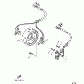 Схема вузла: Генератор Yamaha XT125