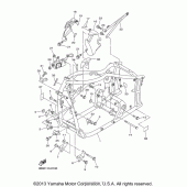 Схема вузла: Рама Yamaha XVS650 V-Star Custom