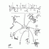 Схема вузла: Електроустаткування 1 Yamaha SZR660