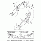 Схема вузла: Бічна кришка Yamaha YZF600R Thundercat