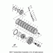 Схема узла: Сцепление Yamaha FZ10/ MTN1000 FZ-10