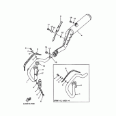 Схема узла: Выхлопная система Yamaha XT225 Serow