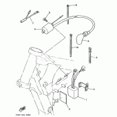 Схема вузла: Електроустаткування 1 Yamaha WR250 WR250Z