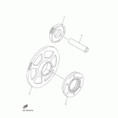 Схема узла: Привод стартера Yamaha FZ6 FZ6 (Naked)