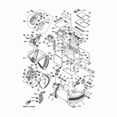 Схема вузла: Боковая крышка Yamaha XV1900 Raider S