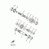 Схема вузла: Трансмісія Yamaha YP250 X-MAX