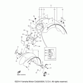 Схема вузла: Крило Yamaha XVS1300 V-Star Tourer
