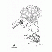 Схема вузла: Фільтр масляний Yamaha MT09/ MTN850 MT-09 Tracer