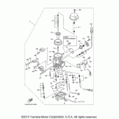 Схема узла: Карбюратор Yamaha XV1700 Road Star Midnight