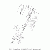 Схема узла: Рулевой механизм Yamaha XVS1100 V-Star Classic