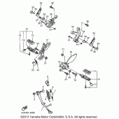 Схема вузла: Підніжки та Підставка Yamaha YZF600R Thundercat