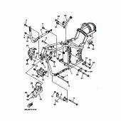Схема узла: Рама Yamaha XVS1100 Drag Star