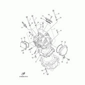 Схема вузла: Головка циліндра Yamaha MT03 MT-03