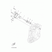 Схема узла: Водяной насос Yamaha YP400 X-MAX 400