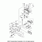 Схема узла: Задний фонарь (Стоп-сигнал) Yamaha XTZ1200 Super Tenere