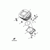 Схема вузла: Циліндр Yamaha TW125