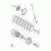 Схема вузла: Зчеплення Yamaha YZF-R1 R1