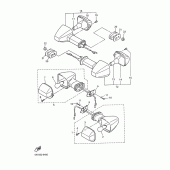 Схема вузла: Поворотники Yamaha YZF-R1 R1