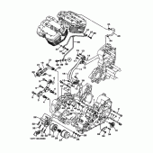 Схема узла: Масляный насос Yamaha XV1900 Stratoliner S