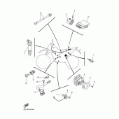 Схема вузла: Електроустаткування 1 Yamaha WR250 WR250X