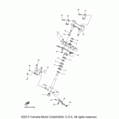 Схема узла: Рулевой механизм Yamaha XVS1300 V-Star Tourer