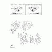 Схема узла: Облицовочные элементы 2 Yamaha YZF-R6/ YZF600 R6