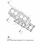Схема вузла: Циліндр Yamaha YZF600R Thundercat