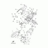 Схема вузла: Крило Yamaha XT660 XT660X