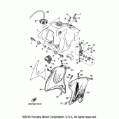 Схема вузла: Паливний бак Yamaha TTR230 TT-R230