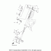 Схема вузла: Рульовий механізм Yamaha XVS650 V-Star Classic