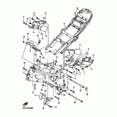 Схема узла: Рама Yamaha YZF-R6/ YZF600 R6S