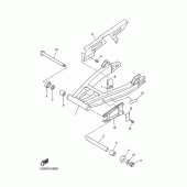 Схема узла: Задний рычаг и Подвеска Yamaha XJR1300