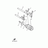 Схема вузла: Вал перемикання Yamaha TTR125 TT-R125