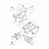 Схема вузла: Бічна кришка Yamaha XG250 TRICKER