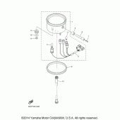 Схема узла: Панель приборов Yamaha XVS650 V-Star Classic