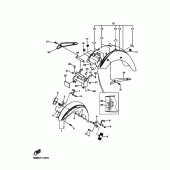 Схема вузла: Крило Yamaha XVS1300 V-Star Classic