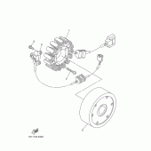 Схема вузла: Генератор Yamaha XV1900 Midnight Star