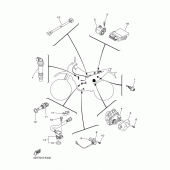 Схема вузла: Електроустаткування 1 Yamaha WR250 WR250X