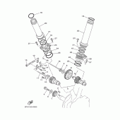 Схема узла: Распредвал и Цепь ГРМ Yamaha XV1700 Road Star Warrior