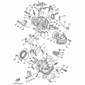 Схема вузла: Головка циліндра Yamaha XVS650 Drag Star