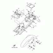 Схема узла: Крыло Yamaha YBR250