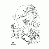 Схема узла: Радиатор и Патрубок системы охлаждения Yamaha XP500 T-MAX