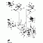 Схема узла: Подножки и Подставка Yamaha XTZ660 Tenere