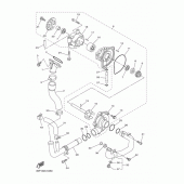 Схема вузла: Водяний насос Yamaha FZ8 FZ8 FAZER (ABS)