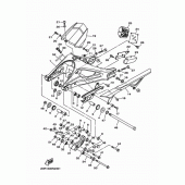 Схема вузла: Задній важіль та підвіска Yamaha MT09/ MTN850 MT-09