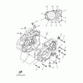 Схема узла: Картер двигателя Yamaha XG250 TRICKER