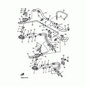 Схема вузла: Система індукції повітря Yamaha XJ900 Diversion