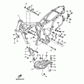 Схема узла: Рама Yamaha TT600